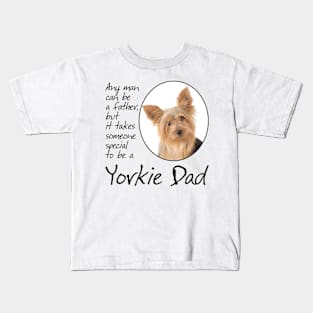 Yorkie Dad Kids T-Shirt